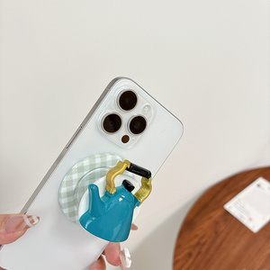 Soporte magnético telescópico universal para teléfono con diseño de tomate, fresa, galleta, anillo de aire para PC y soporte en forma de M - Product Image 5