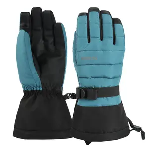 Gant d'hiver Gants thermiques d'extérieur à cinq doigts personnalisés Gants de ski imperméables 3m Écran tactile