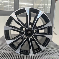 Jantes forgées sur mesure Yufei Y-Spoke Deep Concave 19x9.5 5x114.3 pour Lexus RC F IS GS, finition usinée argent/noir, en alliage léger 6061-T6