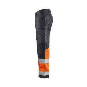 BLAKLADER - 155118119653C146 Pantalón Hi-Vis elástico Gris medio/Naranja-EAN 7330509746097 ROPA DE TRABAJO DE LA HI-VIS - Product Image 5