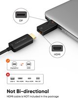CableCreation Lot de 3 adaptateurs DP vers HDMI plaqués or 4K 3D pour projecteur et moniteur
