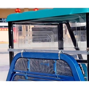 Tricycle électrique pour adultes à 3 roues, carrosserie ouverte, double usage, transport lourd de passagers et de marchandises, vélo électrique 60V 1500W, siège pliable - Product Image 1