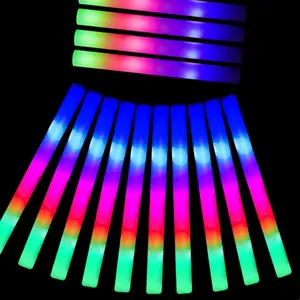 Glow In The Dark Party Leveranciers Juichen Led Foam Sticks Hot Selling Hot Sale Night Club Light Up Foam Baton Night Club