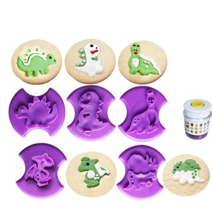 Cartoon Shape Plastic <b>Cookie</b> Cutter Set For Baking Embossing <b>Cookies</b> <b>Tools</b> - Product Image 3