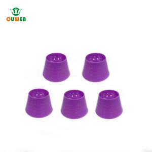 Ouwen produce un piatto di Dappen dentale monouso viola da 200 pz/scatola per miscelare materiali temporanei - Product Image 1