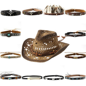 Customizable Hats and Dress Belt Decoration Buckle Decoration Literary Retro Creative Hat Belts Garment Accessories - Product Image 2