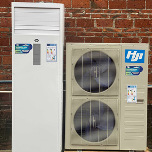 Hji 48000btu เครื่องปรับอากาศแบบตั้งพื้นระบายความร้อนเพียงอย่างเดียวใช้ในบ้านเครื่องปรับอากาศแก๊ส R410A เย็นเร็วคุณภาพสูง - Product Image 2