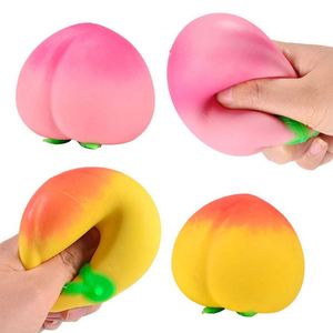 Vente en gros d'usine - Jouet anti-stress en forme de pêche en matériau TRP, personnalisable, unisexe - Product Image 4