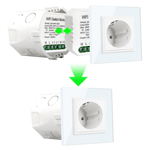 Domotique <span class=keywords><strong>Internet</strong></span> sans fil Connecté Interrupteur D'alimentation 220-240V <span class=keywords><strong>Mini</strong></span> Wifi Commutateur Module - Product Image 4