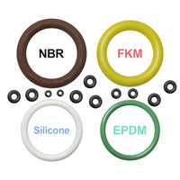 Maßgefertigter SILIKON/FKM/HNBR/EPDM/NBR Gummi-Dichtungsring O-Ring für Maschinen und Industrie
