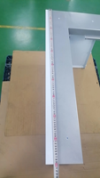 Pièce d'armoire OEM en tôle, assemblage d'angle supérieur gauche, pliage CNC, soudage, peinture poudrée