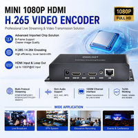 Codificador de Video y Audio DIGICAST HEVC HD MI para IPTV, H.265 H.264, Transmisión en Vivo, Licencia NDI