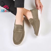 Mocassins Rétro Confortables pour Hommes – Chaussures Plates Légères et Respirantes pour l'Extérieur, Antidérapantes, Idéales pour la Conduite et le Quotidien – Collection Printemps