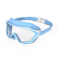 Masque de natation en silicone étanche anti-buée à grand cadre avec logo personnalisé en gros de l'usine WHALE