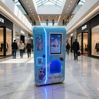 Machine à crème glacée automatique pour animaux de compagnie, multi-saveurs, adaptée aux chiens, 110V/220V