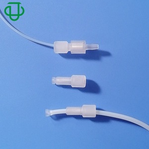 ข้อต่อล็อคเกลียว 1/4-28UNF พลาสติก PP เกรดอาหาร สำหรับท่อส่งของเหลวอุตสาหกรรม 1.6-3.2 มม. - Product Image 1