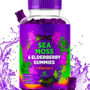 CZY tedarik deniz yosun Elderberry Gummies C vitamini çinko detoks Energ