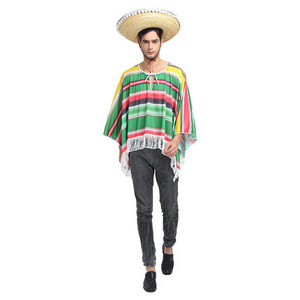 Conjunto de Poncho y Sombrero Mexicano <span class=keywords><strong>para</strong></span> Adultos - Product Image 5