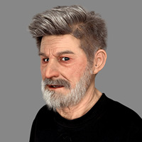 Masque en silicone ultra-réaliste personnalisé pour le jeu de rôle des personnes âgées Effets spéciaux de qualité cinématographique Rides simulées Masque de maquillage Accessoire