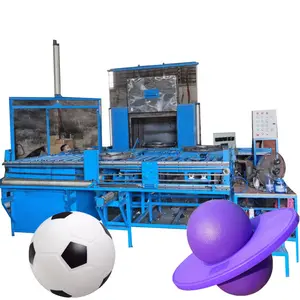 Mar brinquedo inflável futebol borracha Bouncy Rotomolding Pvc bola fazendo máquina fabricante