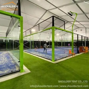 Cubiertas de pista de Pádel para exteriores personalizadas diseños de techo de panel carpas de pista de Pádel de China para <span class=keywords><strong>Centro</strong></span> Deportivo - Product Image 3