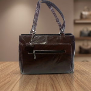 Genuine Leather Ladies Luxury Waterproof Durable Lightweight Eco-Friendly Soft Clutch Zipper Closure Cross-Body Dual Strap 3L+ - Product Image 4