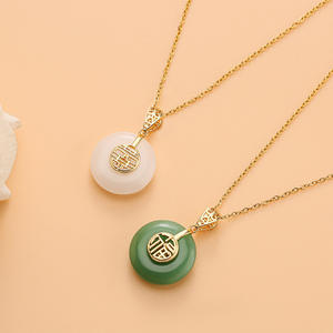 2024 אופנה טיטניום פלדת כנפי שרשרת קסם צורת טיפה זירקון גדילי שרשרת לנשים בנות - Product Image 3