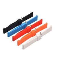 Bracelet de montre sport en caoutchouc naturel écologique, résistant à la transpiration, pour la course à pied et la salle de sport, avec couleur personnalisée