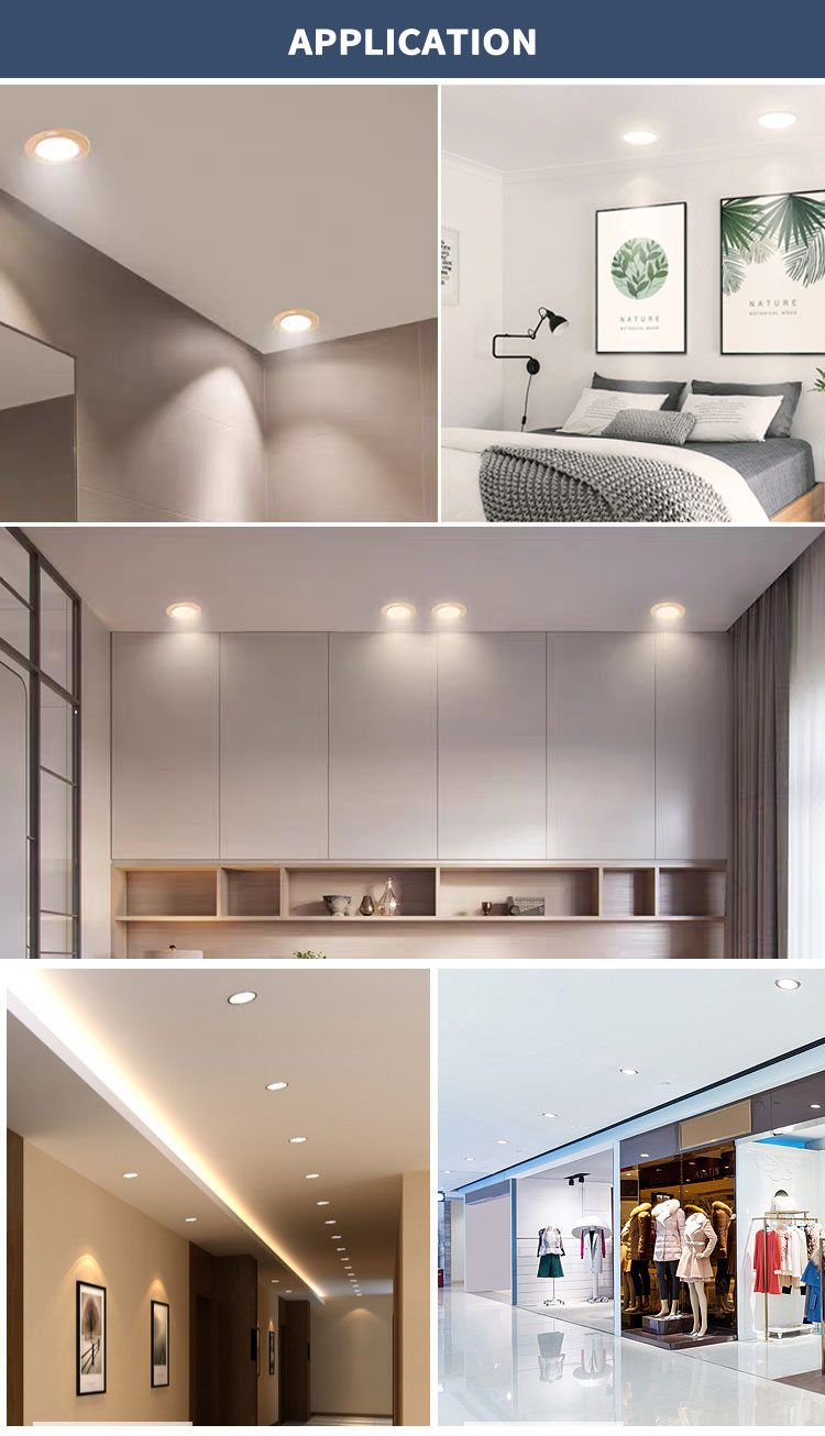 TS5005 Customized Aluminium Ceiling Downlight Indoor Adjustable Round LED Spotlight