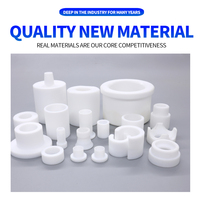 Roulement composite Ptfe, bagues en plastique PTFE à sec pour l'industrie alimentaire, douille de manchons POM à bride en nylon