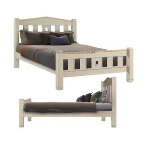 LEGACY Cama de madera Muchos tamaños Muebles de dormitorio de madera duraderos Juego de dormitorio de proveedor de Vietnam Venta caliente - Product Image 1