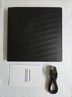 Unità CD DVD Esterna USB 3.0, Lettore Ottico Portatile, Masterizzatore DVD ROM RW per Laptop e Desktop, Kit con Enclosure