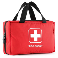 Mini trousse de premiers soins avec sac de sauvetage portable personnalisé 220 pièces Kits médicaux compacts et étanches de qualité supérieure pour toutes les situations d'urgence