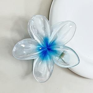 زهرة بيضة ملونة جديدة عبر الحدود ، إكسسوارات شعر عالية القيمة من الجانب ، مشبك قرش برأس خلفي ، إكسسوارات شعر للفتيات البسيطات - Product Image 5