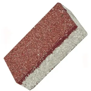 Surface permeable ceramic colored concrete permeable brick