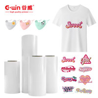 Película PET de Transferencia de Calor de Doble Cara de Alta Calidad de 60 cm, Grosor de 75u, 180-200, para Impresión DTF en Camisetas Digitales