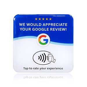 Plaques d'affichage professionnelles NFC en PVC pour réseaux sociaux (Instagram, TikTok, Google Review) en acrylique époxy - Product Image 2