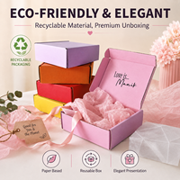 Boîte d'expédition rigide en carton ondulé, écologique et recyclable, avec logo personnalisé, pour bougies, cadres photo et cadeaux de portefeuilles