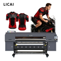 Máquina de Impresión por Sublimación FEDAR FD5198E-B de 1900 mm con Cambio de Velocidad Libre, 8 Cabezales I3200-A1-2 para Trajes de Baño y Camisetas