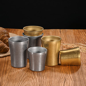 Gobelet rétro en acier inoxydable à double paroi, isolé sous vide, résistant à la chaleur, pour les fêtes - Product Image 2