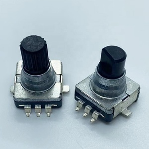 Ec11 ROTARY <span class=keywords><strong>Encoder</strong></span> với nhựa xử lý Hàn-on push button chuyển trục mã hóa sản phẩm - Product Image 6