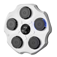 Machine de boxe musicale intelligente Bluetooth murale avec lumière LED, cible de boxe électronique, machine d'entraînement au rythme, anti-stress