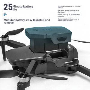 โดรน L300 แบบพับได้ พร้อมระบบ Optical Flow หลบหลีกสิ่งกีดขวาง กล้อง Gimbal GPS Brushless FPV Quadcopter RC สำหรับผู้ใหญ่ - Product Image 5