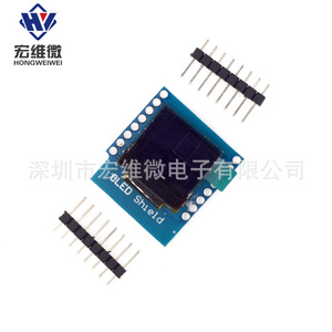 Module d'affichage OLED Hongwei Micro de 0,66 pouce, interface I2C, montage sur carte PCB pour D1 Mini - Product Image 2
