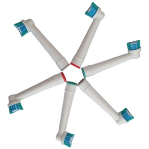 Cabezales de repuesto para <span class=keywords><strong>cepillo</strong></span> de dientes eléctrico <span class=keywords><strong>Oral</strong></span> <span class=keywords><strong>B</strong></span> personalizados, paquete de 6 cerdas de nailon compatibles con DuPont de acero inoxidable - Product Image 1