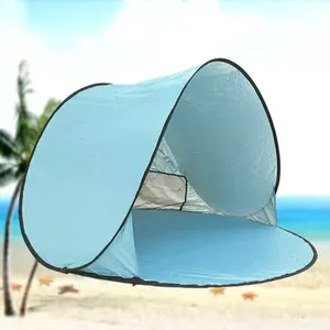 رخيصة سريعة للطي خيمة الشاطئ الحامية التلقائي المنبثقة قبة خيمة مظلة لعب الاطفال في الهواء الطلق مظلة الشاطئ الشمس الظل