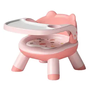 buy china hot price 0-6 years kids children table and pvc cushion with sound feeding dinner chair seat for home 2023