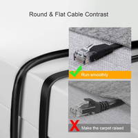 Cable de Consola USB Tipo C a RJ45 OEM FTDI-FT232RL de 6 Pies, Adaptador Serial USB a RS232 RJ45 con Blindaje Trenzado y Cubierta de PVC