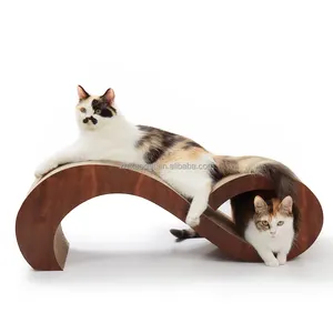 Sustainable BC Flute Cat Scratcher With Corrugated Paper Eco-Friendly Cat Toy For Indoor Cats