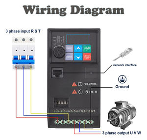 Variateur de fréquence monophasé CHZIRI 2,2 kW 10 A 220 V noir - Product Image 4